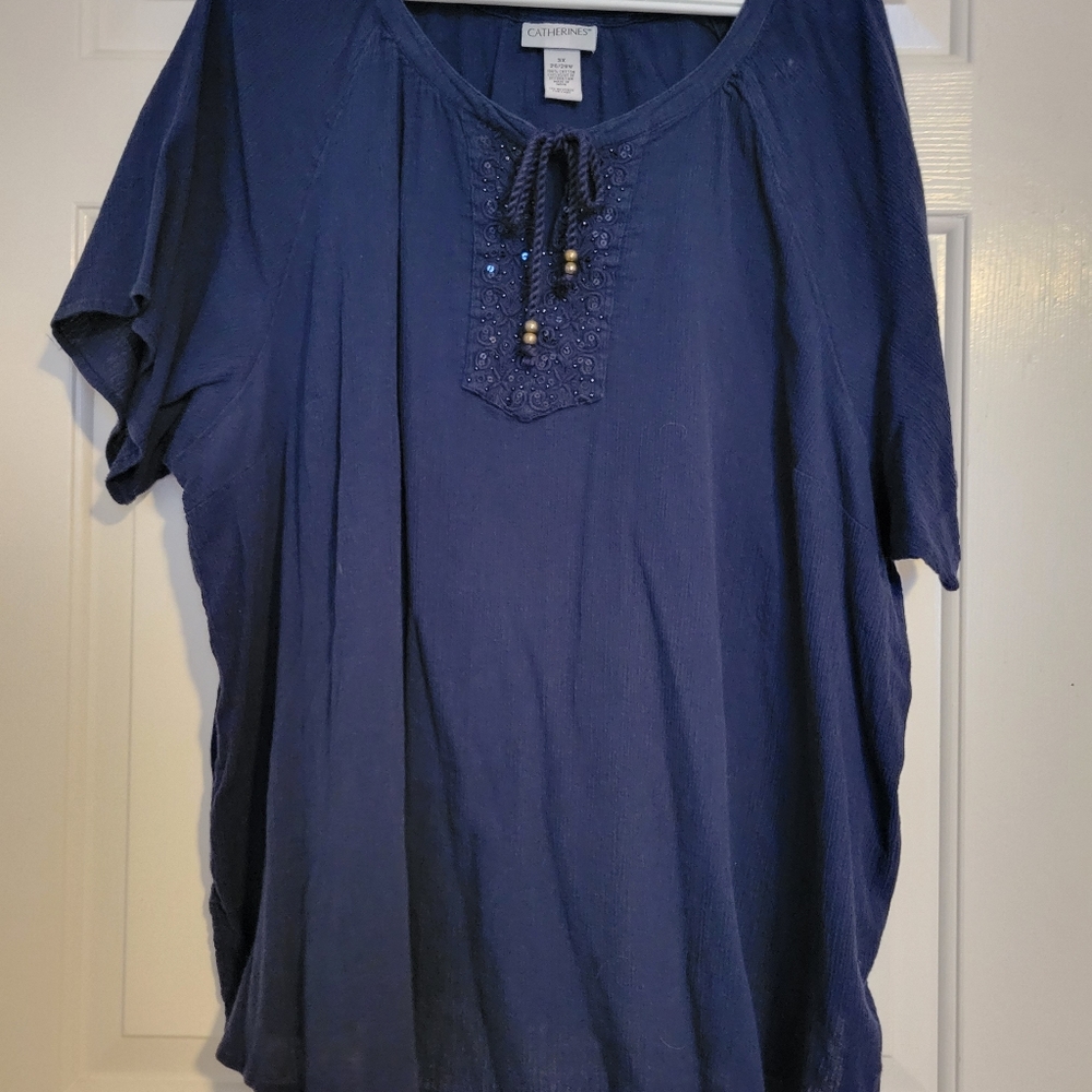 3 for $25!!  Catherines 3X top